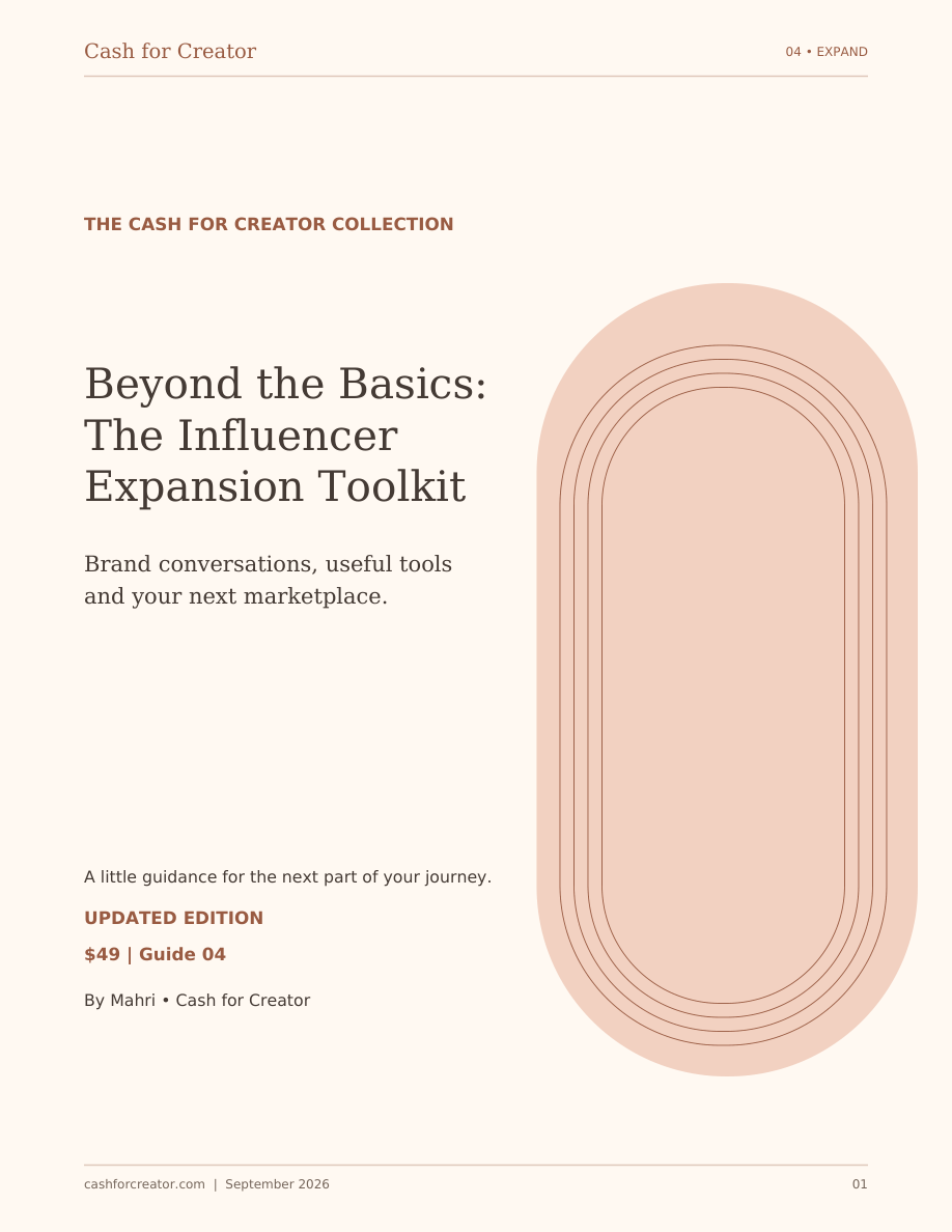 Cover of Beyond the Basics: The Influencer Expansion Toolkit